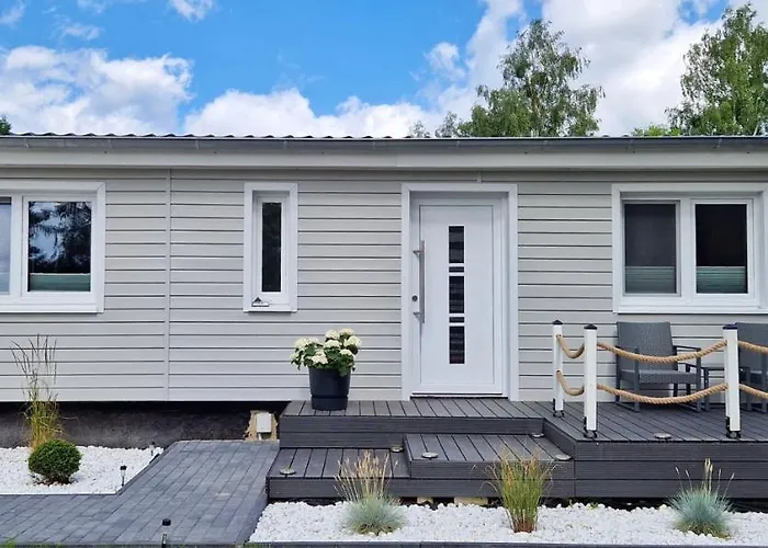 Ferienhaus Seeoase mit Kamin - Badestelle fußläufig