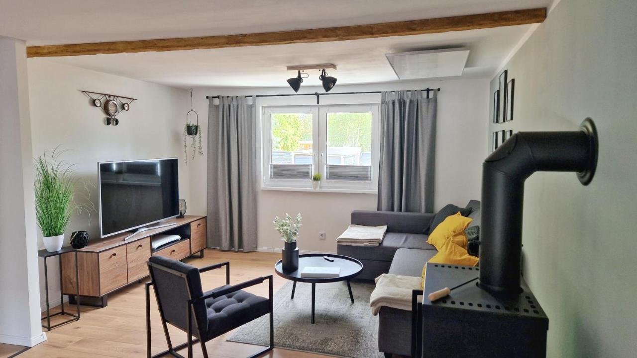 Ferienhaus Seeoase Mit Kamin - Badestelle Fußläufig